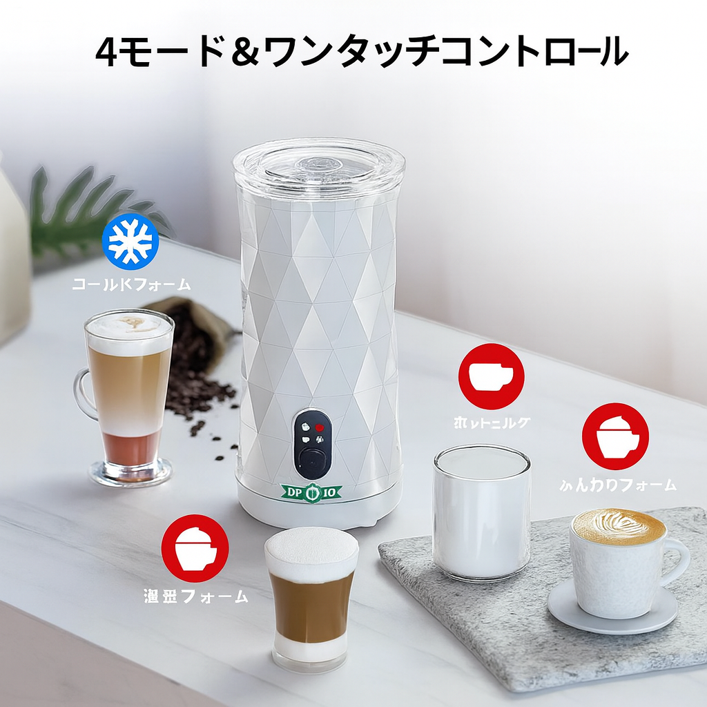「DiamoFroth(ダイアモフロス)」プレミアム全自動ミルクフォーマー